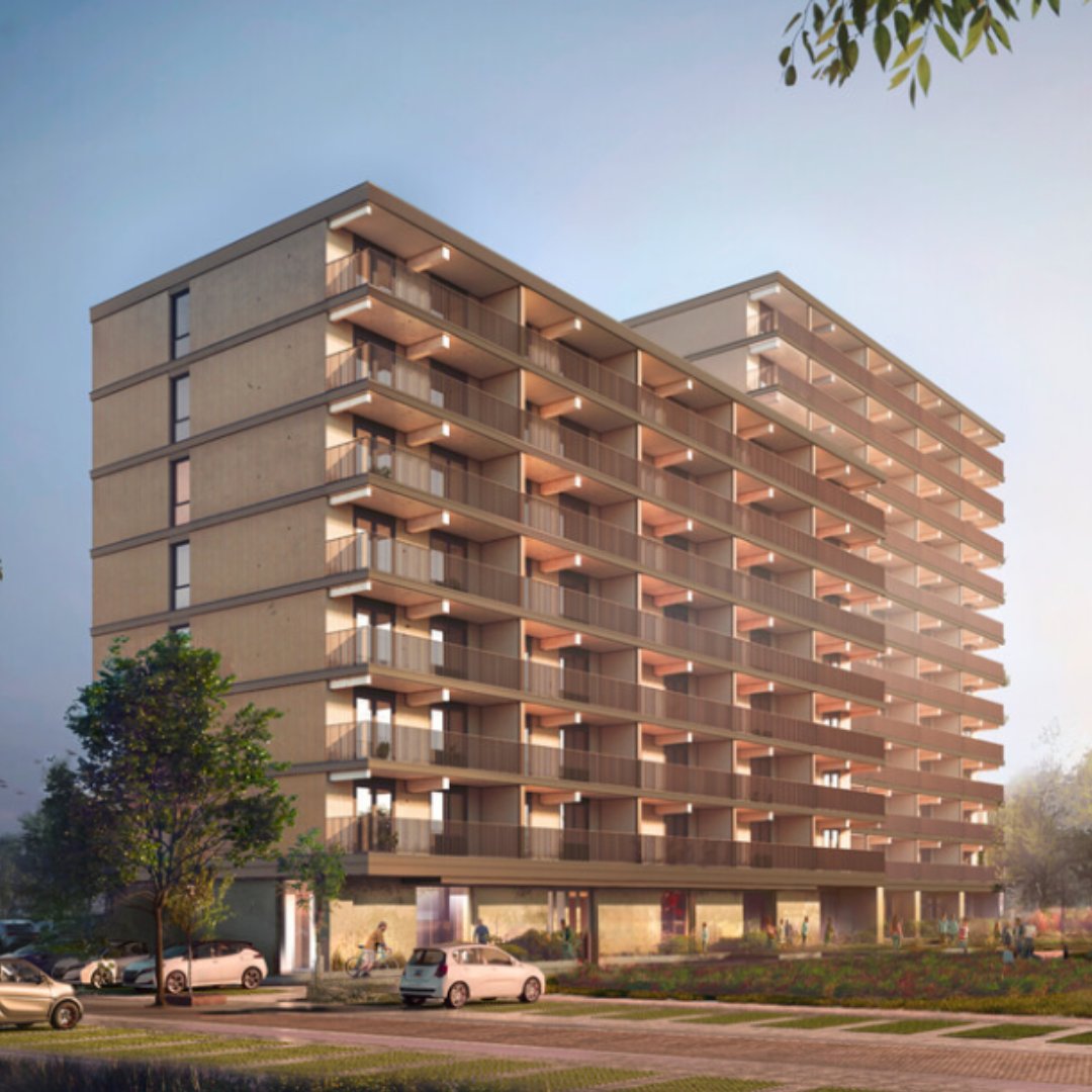 We're excited for <a href="/powerhouse_phc/">Powerhouse Company</a>'s plans for the largest timber-built housing complex in the Netherlands.  The structure will be circular and #sustainable, creating a nature-inclusive, fully accessible environment. Read more at <a href="/ArchDaily/">ArchDaily</a>: ow.ly/Ipf650RTMiY

#Construction