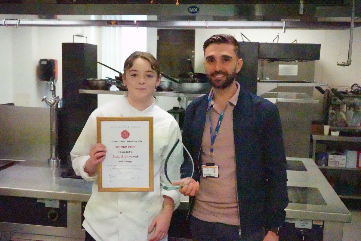 Congratulations to catering students Penny Garside & Lucy Richmond who finished runners-up in two prestigious competitions. Penny came second in @thechefsforum Student Pastry Chef of the Year final, as did Lucy in the International Wine and Food Society Young Chef of the Year.