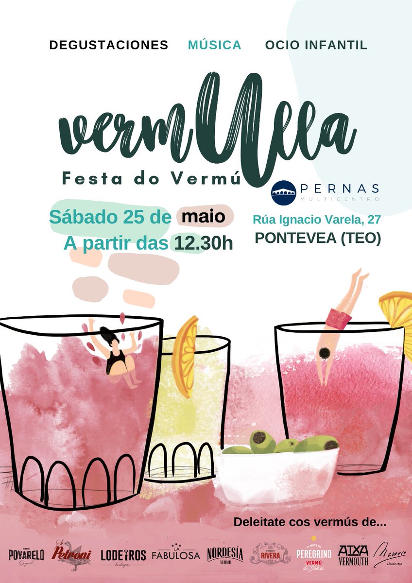 Un año más, estamos en la Festa do #Vermú de Pernas, que reúne a los mejores vermuts gallegos. #VermouthAtxa participa como vermú invitado al ser considerado uno de los de mayor calidad del país