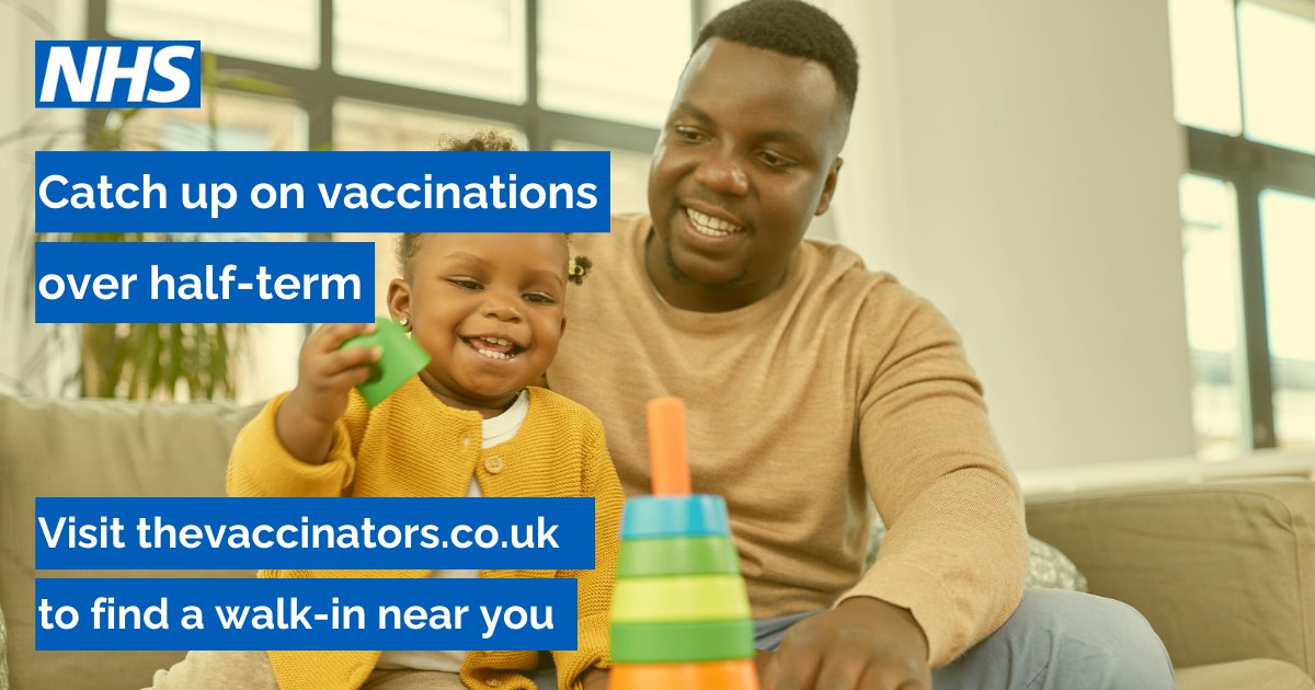 This half-term, find out where your nearest walk-in vaccination clinics are to get you and your loved ones protected. Visit pulse.ly/telwpmcg1g for clinic locations and more information.