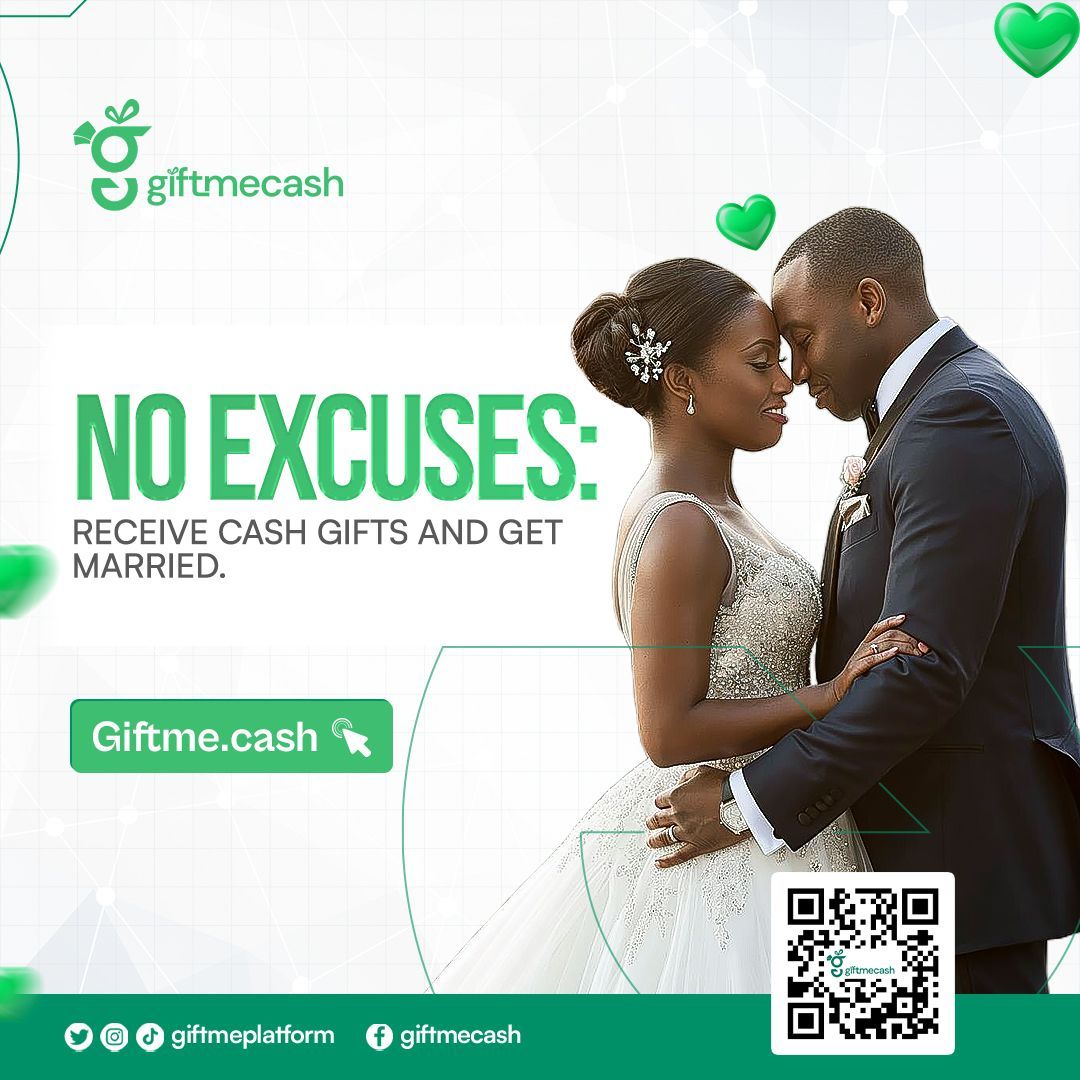You should be getting married to your best friend this Saturday, what’s stopping you?

With Giftme.cash you have no excuses. Create a donation link on our site today to achieve your dream wedding.
#dreamwedding #weddingfund #crowdfundwedding #bestfriendwedding #sayido