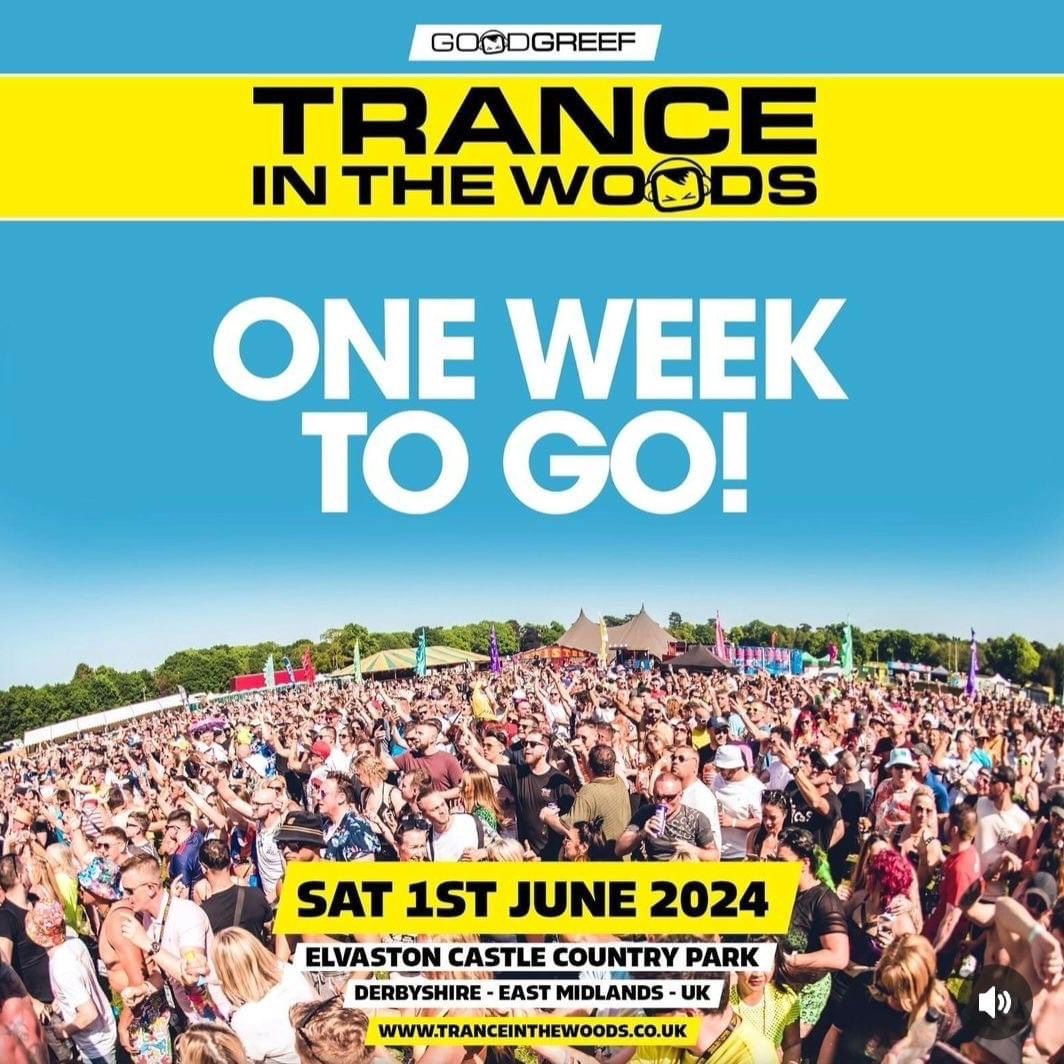One week to go to Trance In The Woods Festival #trancefamily