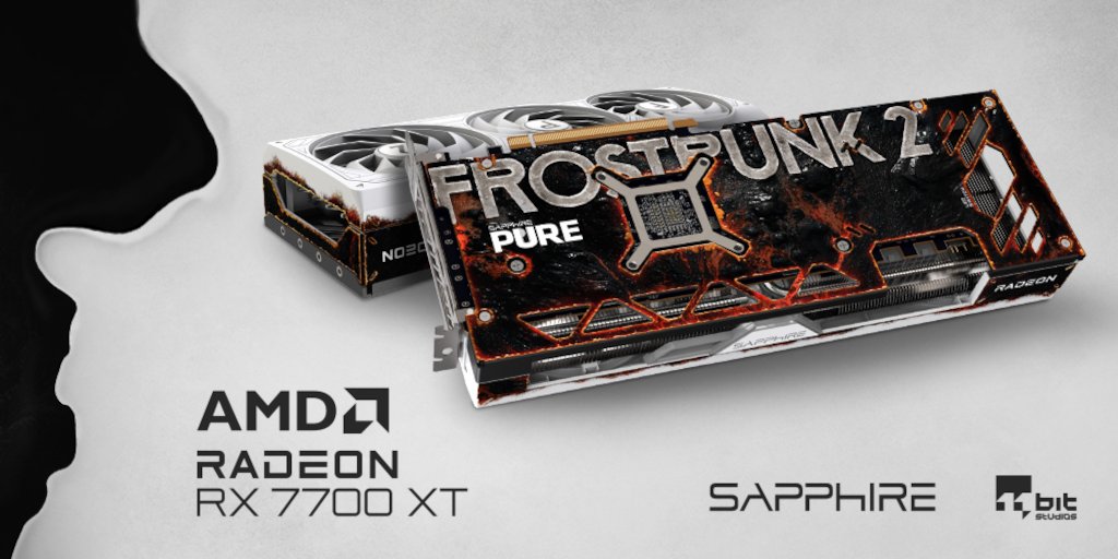 SAPPHIRE - AMD RX 7700 XT Frostpunk 2 Edition 🥳

Frostpunk Fans aufgepasst! Es gibt saftige Neuigkeiten von SAPPHIRE. Die AMD Radeon RX 7700 XT Karte im Frostpunk 2 Design ist der perfekte Partner für das mit Spannung erwartete Videospiel von 11 bit Studios.

SAPPHIRE Technology