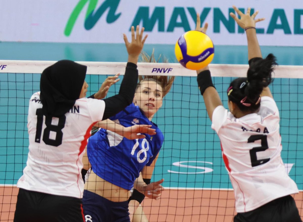 Syroyeshkina's 23 point-haul lifts Kazakhstan past Indonesia in straight sets
Read more: asianvolleyball.net/new/syroyeshki…
#FIVB #VolleyballWorld #AVCChallengeCup #mikasasports_official #AVC #AVCVolley #AsianVolleyball #StayActive #StayStrong #StayHealthy