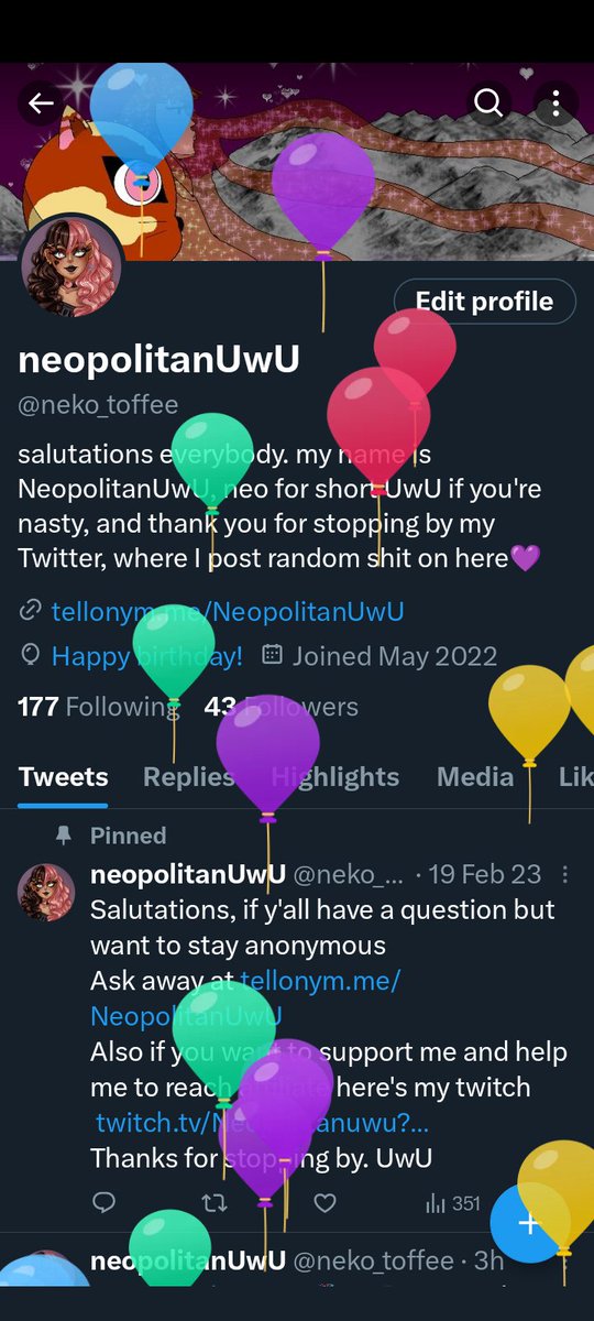 neko_toffee's tweet photo. I officially hit my early twenties era https://t.co/Zi2eDtxl4w