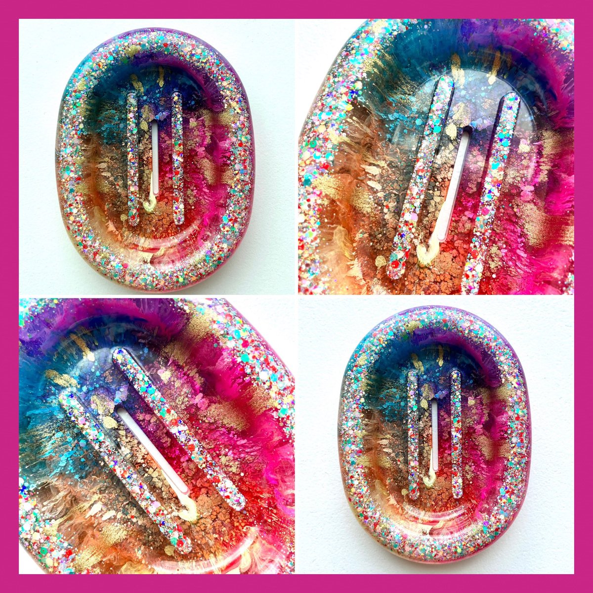 Excited to share a brand NEW rainbow coloured resin soap dish, made with alcohol inks & resin: muresindesigns.etsy.com/listing/173682… #UKGiftHour #ukgiftam #shopindie #smartsocial #crafturday #craftbizparty #etsyfinds #giftidea