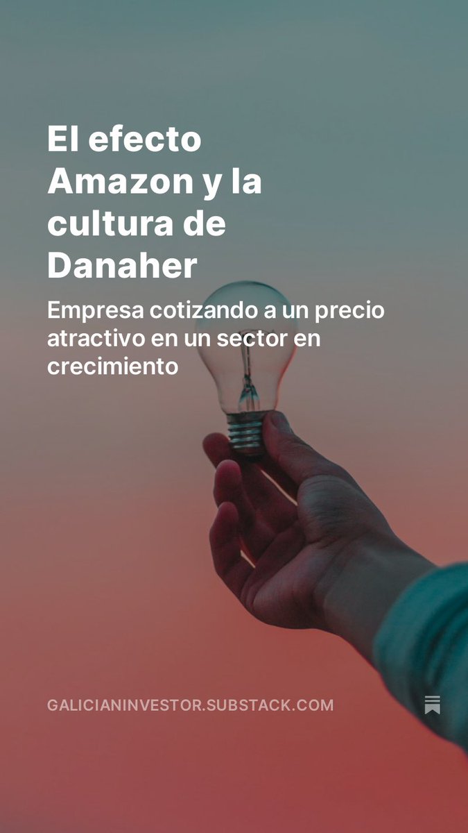 GaliciaInvestor's tweet image. Ya disponible la última idea, en vuestro 📭. 

Os dejo el 🔗 en mi perfil.

“Uno de los principios que priorizo al analizar empresas es asegurarme de que sean de alta calidad o al menos que perciba un nivel considerable de calidad en ellas. Si bien el precio o la valoración…