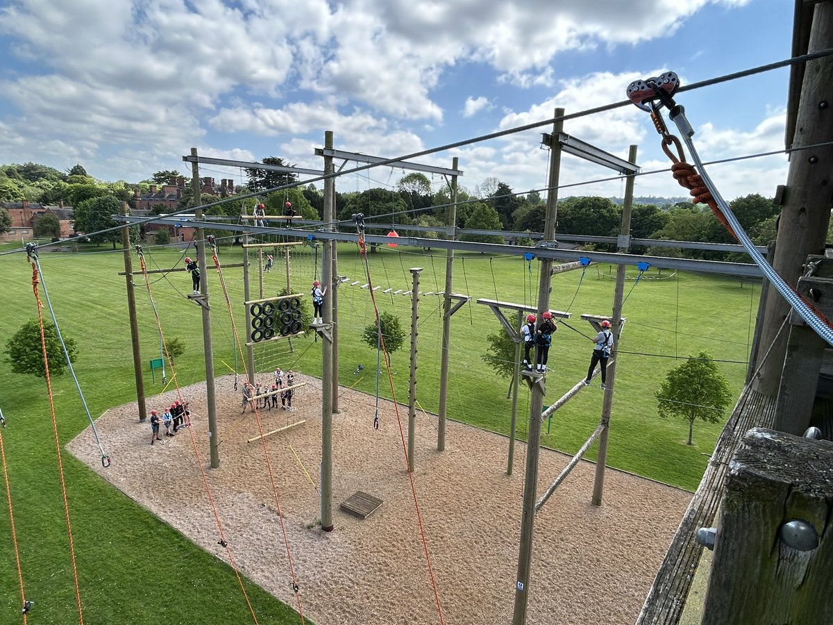 ChetwyndSpencer's tweet photo. What an incredible Year 6 residential we have had this week! Five days filled with fun, food and a little rain! Lots of personal challenges met through canoeing, climbing, high ropes … and bingo! #tentlife #selfcatered @satrust_ @spencer_hub @BeaumanorHall https://t.co/yTNHOEiHpL