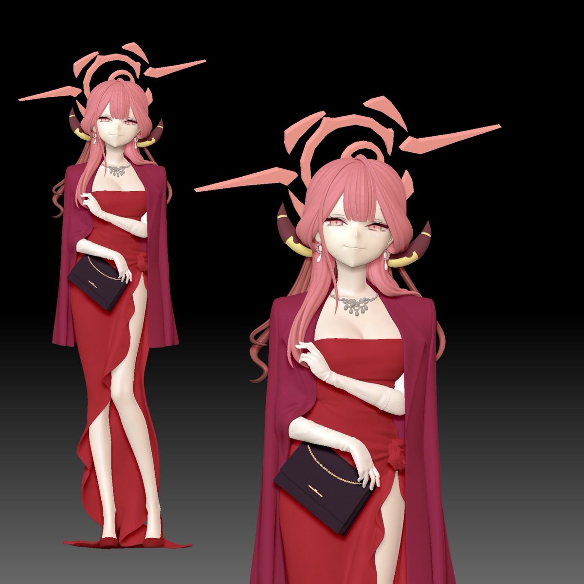 陸八幡アル ドレス 浅 航様 陸八魔アル ドレス 1 7スケールフィギュア