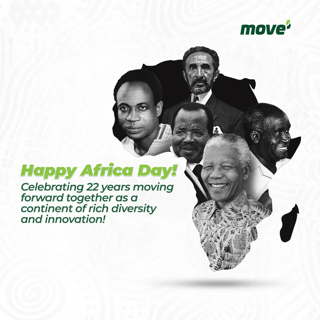 Honoring the visionary leaders who guide us and celebrating the unity in our diversity and our innovative spirit. 

Together, we shape a brighter future. Happy Africa Day! 🌍🌟