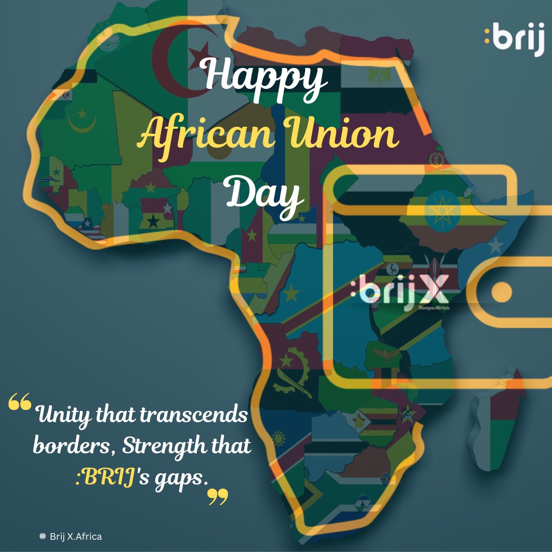 Honouring African Union Day with pride and unity! At Brij, we celebrate Africa's vibrant spirit and limitless potential. Together, we innovate, grow and create a digital Africa without borders🌍✨ #AfricaDay #BrijFintech #InnovationForAfrica #CurrencySwap