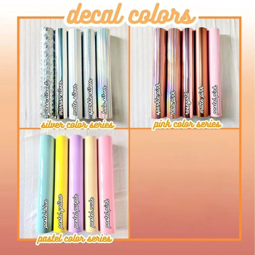 roselight_ph's tweet photo. ✴️Teckwrap Vinyl Stickers (Assorted)✴️
Opened from 10ft roll
Will sell per sticker color
Check our catalog for colors
Then DM us for the size available

Last price:
Glossy Colors - Php 43 per 12x12 inches
All others - Php 55 per 12x12 inches https://t.co/omPwdAYk23