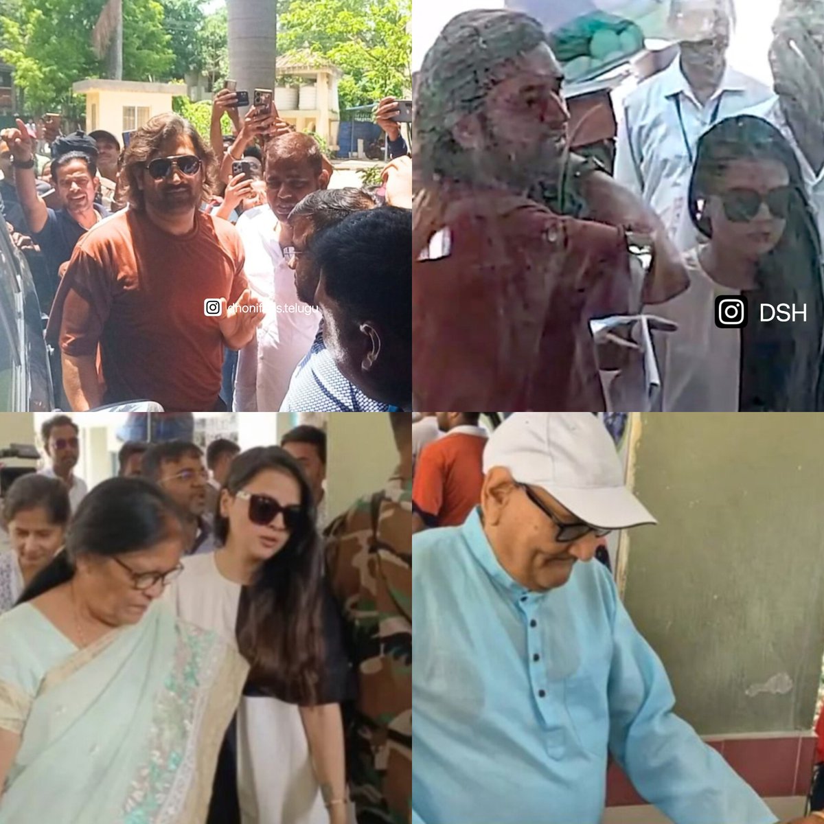 MS Dhoni And Family Casts Their Vote in 2024 Lok Sabha Elections #MSDhoni
