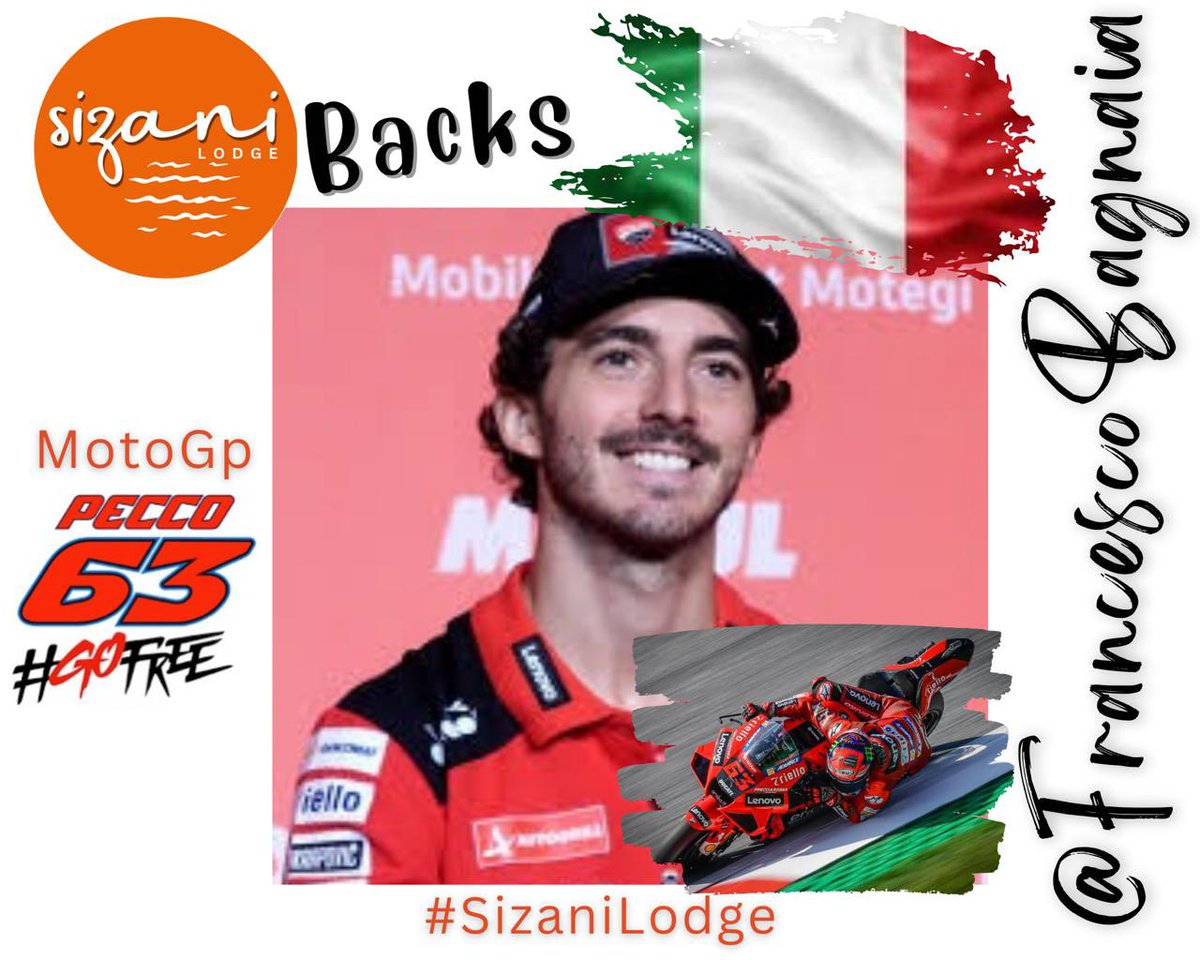 Big shout out to @PeccoBagnaia for the Catalunya MotoGP. #wildcoast #transkei
#accommodation #petfriendly #freewifi #surf #fishing #kayaking #adventure #hiking #beachlife #surfing  #dinewithus #workremotely #footprintsbar 
@SportswaveAndre
#StrongerTogether
🌴🎣🥾🐾🌅🍻 🌊