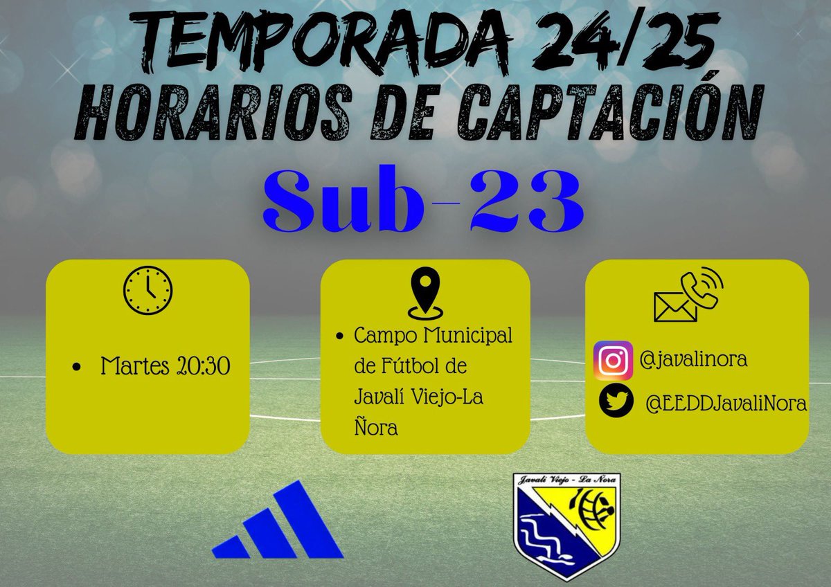 Otra novedad para este año, nuestro equipo sub-23
Anímate y ven a probar