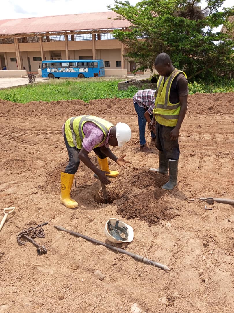 SPORTS DEVELOPMENT: Clearing of land/ land preparations for the construction of the Indoor Sports Hall has commenced. The site of the indoor sports is beside the Ekiti Parapo Pavilion , Ado Ekiti. H.E. BAO is actually keeping the promise he made