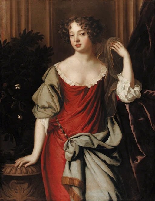 'Portrait of Louise de Keroual, Duchess of Portsmouth' {1670-1680} By ~ Peter Lely
