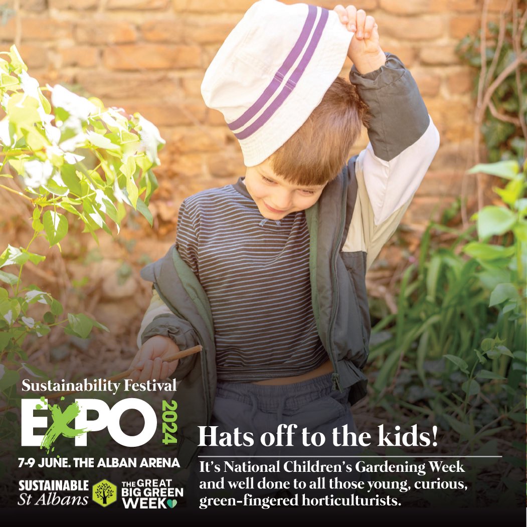 It’s the start of #nationalchildrensgardeningweek and at the Expo, we’ll be encouraging them all to continue their journey into nature. 

They’ll be activities, music, a host of stalls to interact with and some wonderful speakers to help fuel their passion for the natural world.