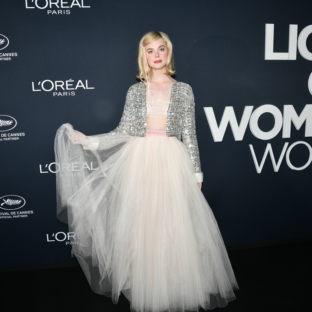 Elle Fanning Receives Women's Worth Award in Cannes More images at: gawby.com/photos/249712