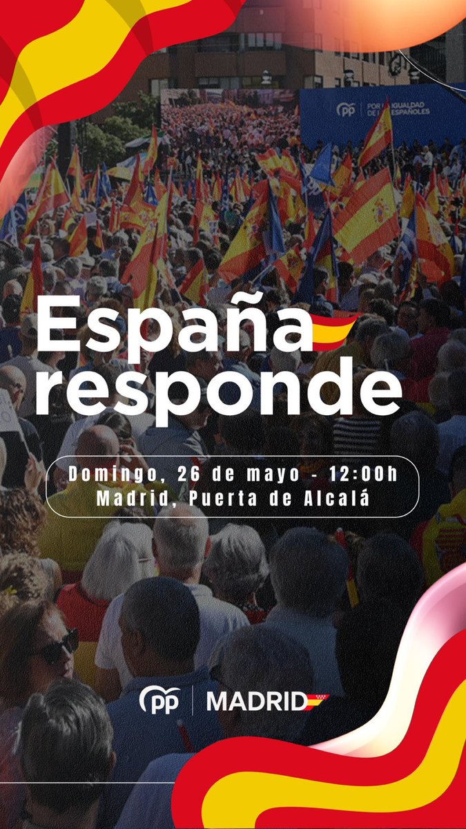 Para que el drama king se coja otra baja por victimismo. Esta definitiva. Mañana, 12:00h. Puerta de Alcalá. @ppopular @TheEconomist