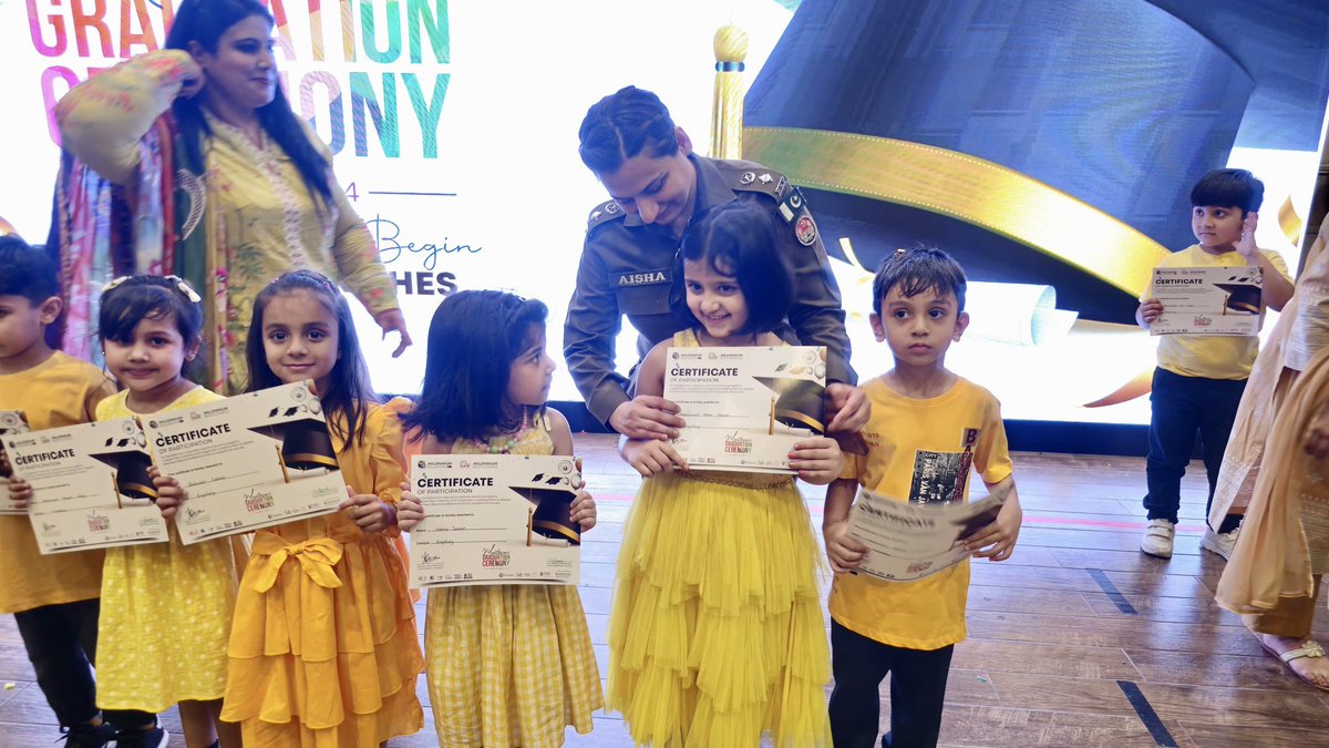 CtoGujranwala's tweet photo. CTO Gujranwala Aisha Butt Participated in Graduation Ceremony of Roots Millennium School Grw.
 #foryou #foryoupageシ #roadsafety #TrafficAwareness #Graduation2024 #graduationceremony #YourSafetyIsOurPriority #gujranwalacity https://t.co/b0fR4hA00d