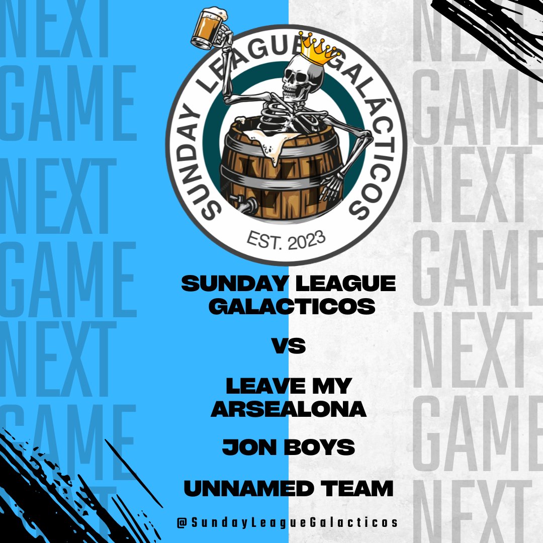 SLG_6aside's tweet photo. Without a game lined up Sunday the boys have opted to play in the Ashby Ivanhoe 5 a side tournament. The boys have been placed in group D. Due to the nature of the tournament the boys automatically qualify for into the play-offs.

UTG🔵⚫️ https://t.co/Njis6Bca3y
