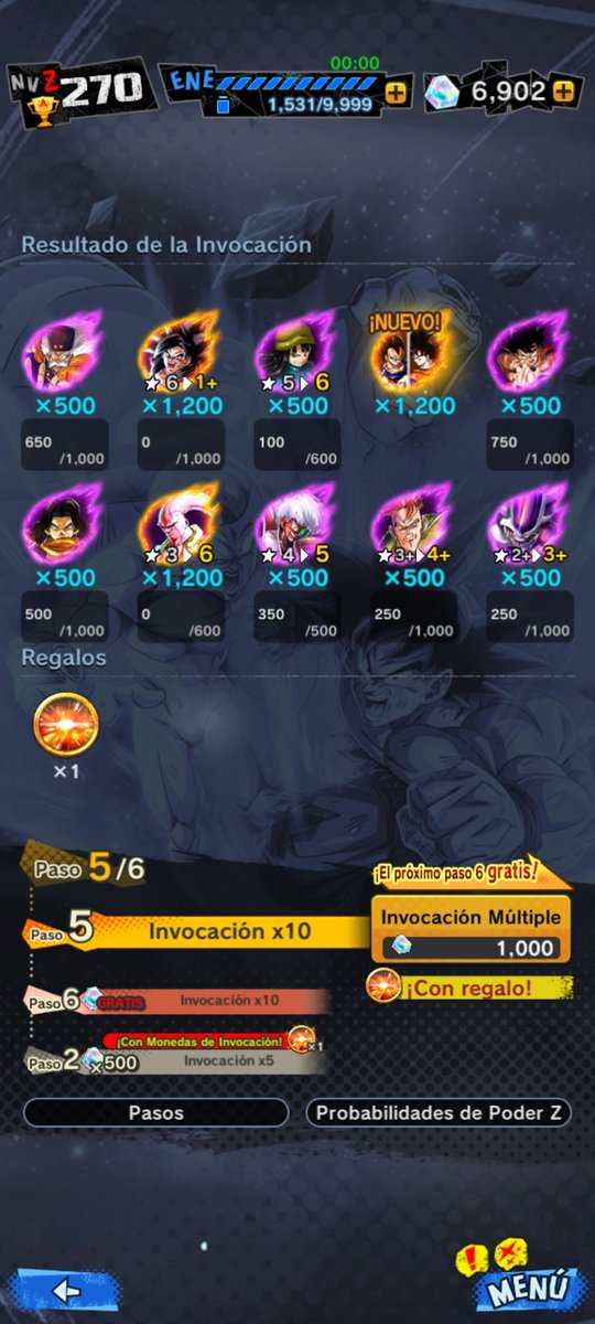 KarinoLuke's tweet photo. Si se pudo, me gaste 10k para que me salieran los dos, tuve mucha suerteeee 💛💙
#DBL6thAnniversary
#DBLegends 
#Dragonball 
@Alexmarticiu @DB_Legends @ https://t.co/fd3Ri4U1b0