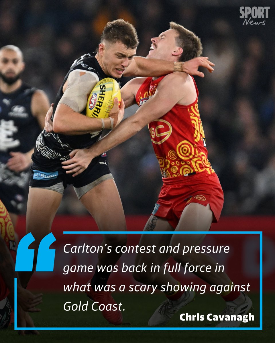 Are the 'brutal Blues' back? @chriscavanagh1 delves into what Carlton's victory over Gold Coast means. ANALYSIS ▶️bit.ly/3VdBfDf