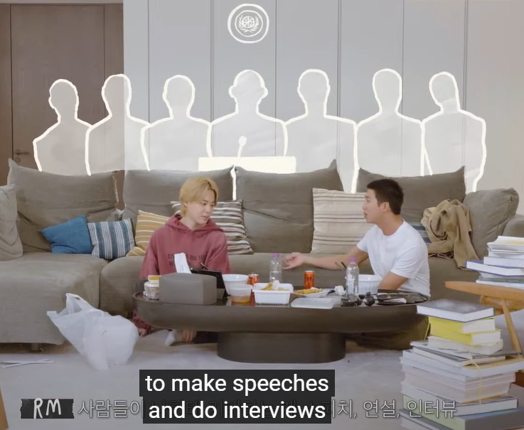 dulcetbangtan's tweet photo. Namjoon: "In our team, I'm the one who says all the right things. I step up to represent the team, that's what I always do. And people expect me to make speeches and do interviews. And to speak out and things like that. But actually I'm just an unimportant 29-year-old guy + https://t.co/F0EUH5OxTh