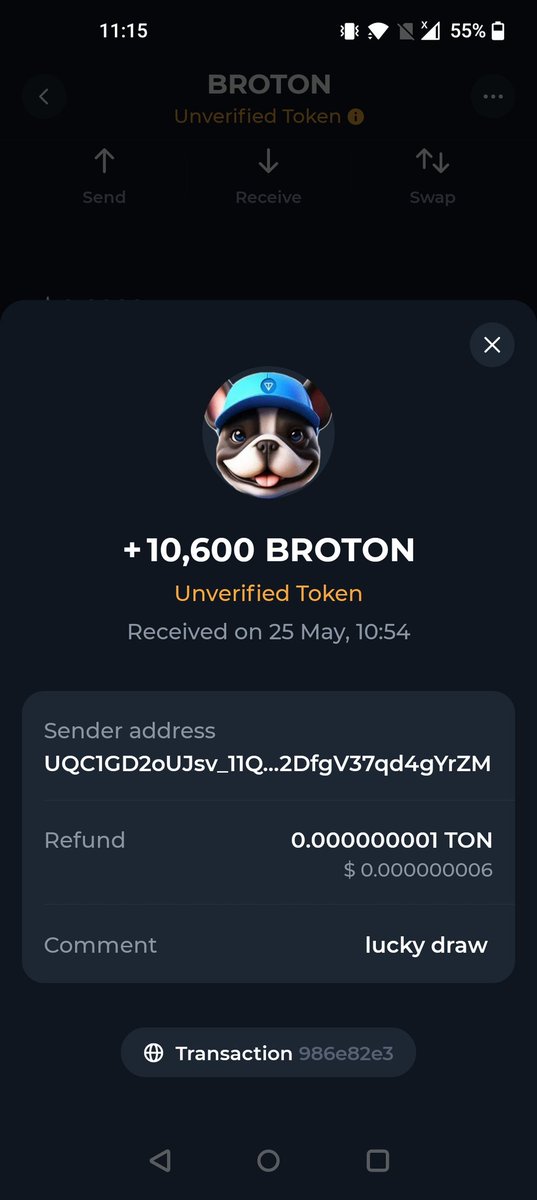 Soo pumped up !! Just won the giveaway hosted by <a href="/cryptohiveacad/">Cryptohive Academy</a> and got  <a href="/BrokieInu/">BROKIE INU AI AGENT & BAZOOKA LAUNCHPAD</a> on $TON  do check them out!! They got a  great community &amp; team  cooking behind this amazing project!! 🥳🎉