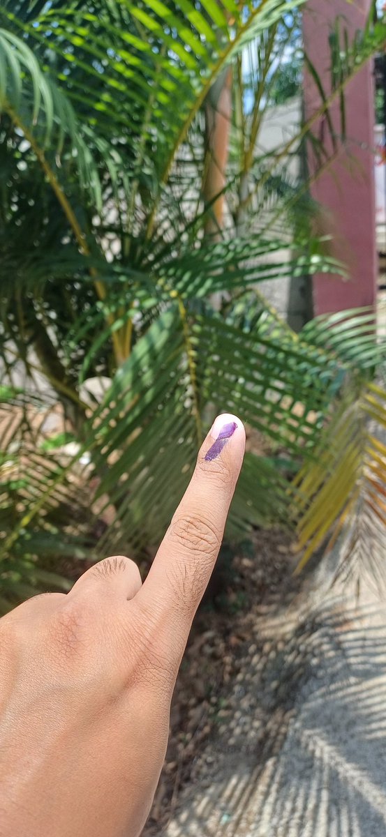 First time voter! Proud to be a part of democracy.
#MyVoteCounts
#FirstTimeVoter