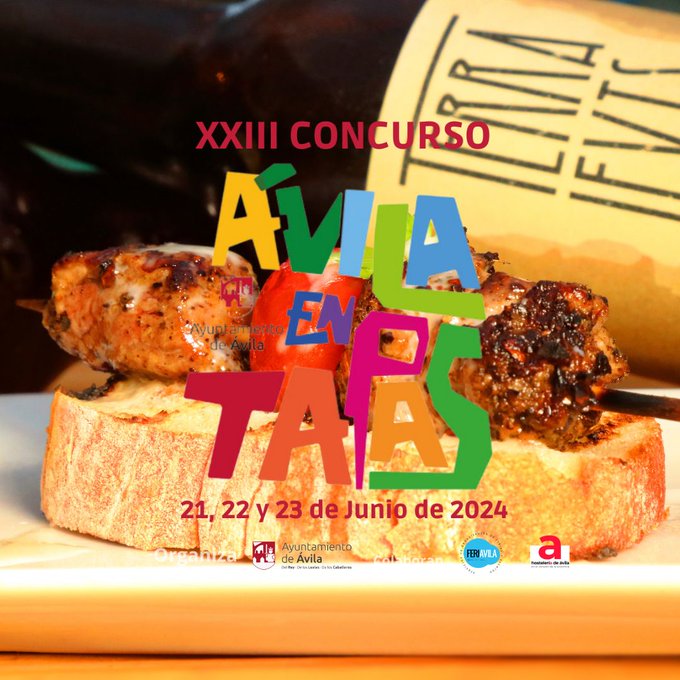 ¿Listo para un festín de sabores? Únete al certamen de tapas de #Ávila y descubre la diversidad culinaria de la ciudad. ¡Te esperamos con los brazos abiertos! 🎉#ÁvilaEnTapas #rutadetapas #DeTapas #Spain

@AvilaenTapas  @Feri_Avila @Ayto_Avila @HosteleriaAvila