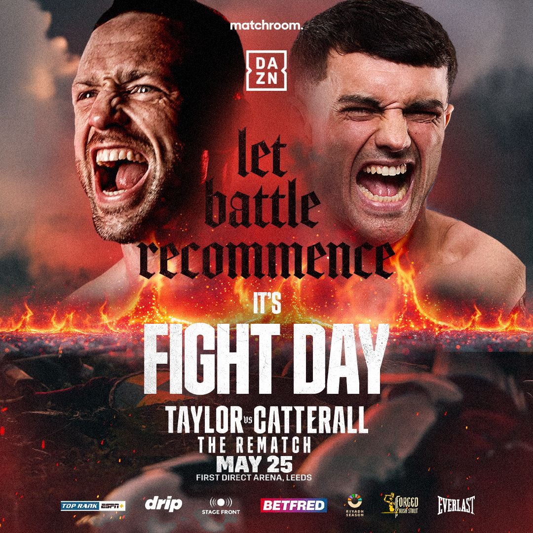 EddieHearn's tweet photo. FIGHT DAY!!! The time has come..let battle commence 🛡️ #TaylorCatterall2 @daznboxing 🔥 https://t.co/BG2r2ufYtU