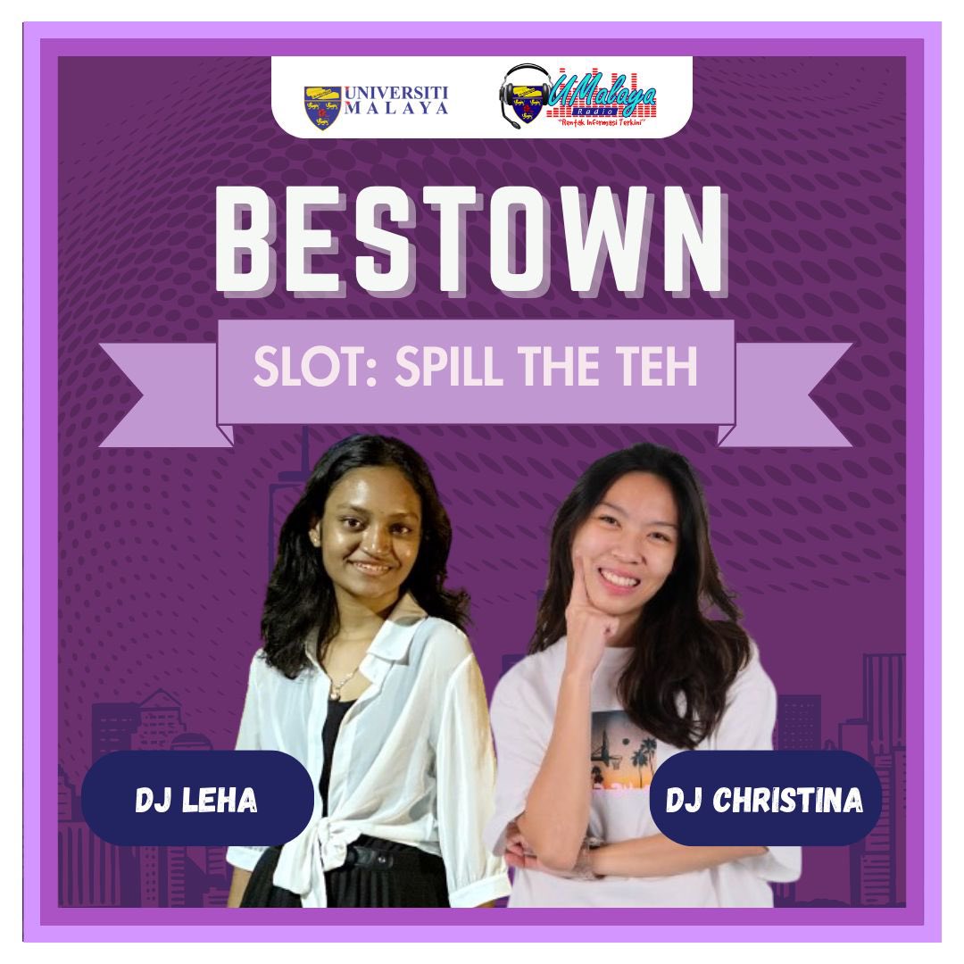 🎥✨ 'Spill the Teh' is back, and this time we're taking you to BESTOWN! 🏙️🌟 Get ready for exclusive behind-the-scenes moments, and all the vibes that make BESTOWN unforgettable. 🎤🛍️ instagram.com/reel/C7YmskoP_… #UMalayaRadio #RentakInformasiTerkini #UniversitiMalaya