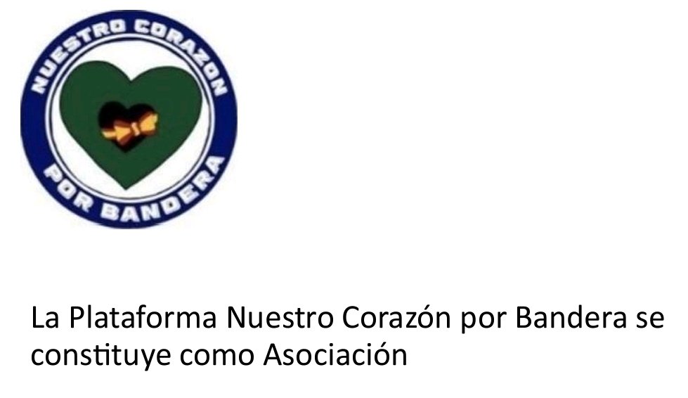 Nuestra enhorabuena a @corazonbandera por su constitución en asociación, y nuestro ánimo en su lucha junto y por los guardias civiles y policías. Vuestro entusiasmo romperá barreras. #GuardiaCivil #PoliciaNacional #CorazonBandera #NuestroCorazonXBandera