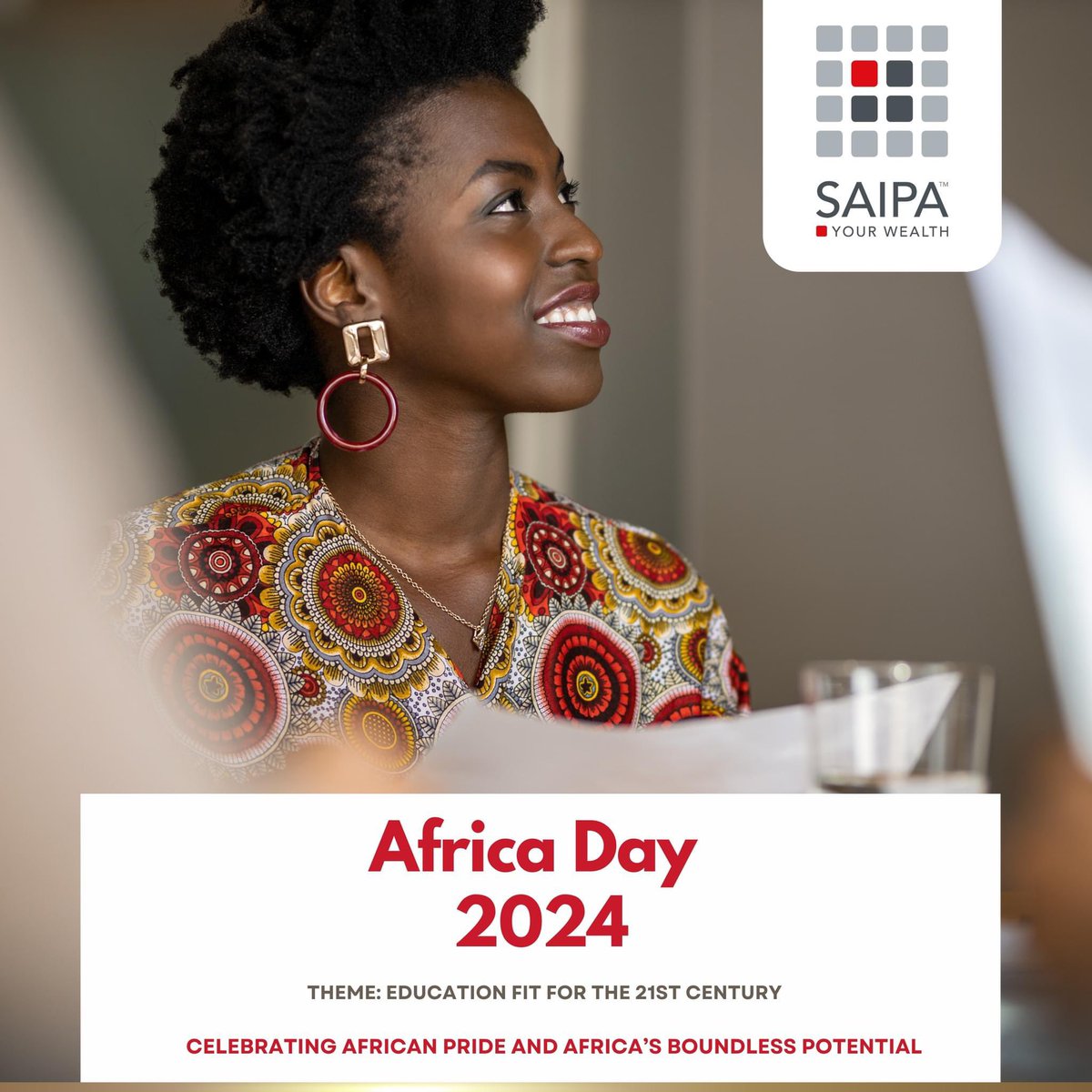 SAIPAcomms's tweet photo. Today, we celebrate African pride and Africa’s boundless potential. At SAIPA, we are proud to be part of this vibrant continent, empowering the growth and advancement of the accountancy profession across Africa.
Happy Africa Day! 🌍✨
#SAIPAProud #EmpoweringExcellence https://t.co/GZIDqVhD1z