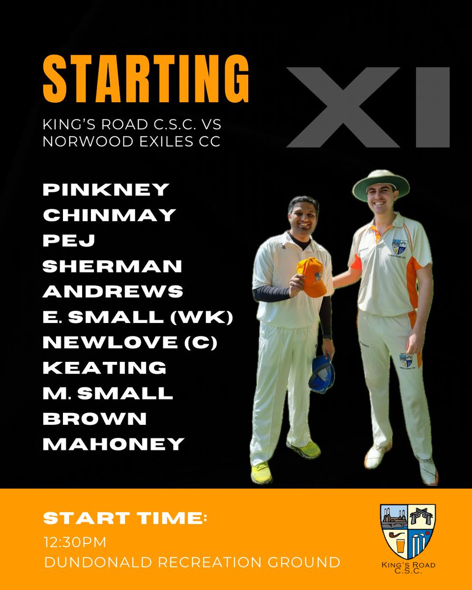 KRCSC's tweet image. First of the bank holiday weekend. Fortress DD against Norwood. Go well and remember to suncream up.