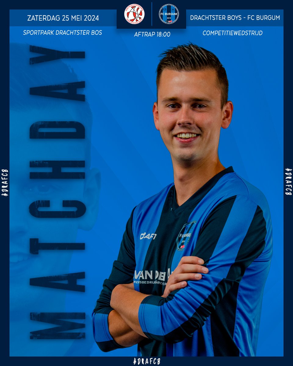 fcburgum's tweet photo. 𝗗𝗘 𝗟𝗔𝗔𝗧𝗦𝗧𝗘 𝗜𝗡 𝗗𝗘 𝗖𝗢𝗠𝗣𝗘𝗧𝗜𝗧𝗜𝗘, 𝗠𝗔𝗔𝗥 𝗡𝗜𝗘𝗧 𝗗𝗘 𝗟𝗔𝗔𝗧𝗦𝗧𝗘 𝗩𝗔𝗡 𝗛𝗘𝗧 𝗦𝗘𝗜𝗭𝗢𝗘𝗡!🔥💪⚽️

Vanavond om 18:00 uur trappen we voor het laatst af in de competitie dit seizoen. Een mooi affiche in Drachten tegen @drachtsterboys! 

#DRAFCB

[1/2] https://t.co/JrgLnCzVBd