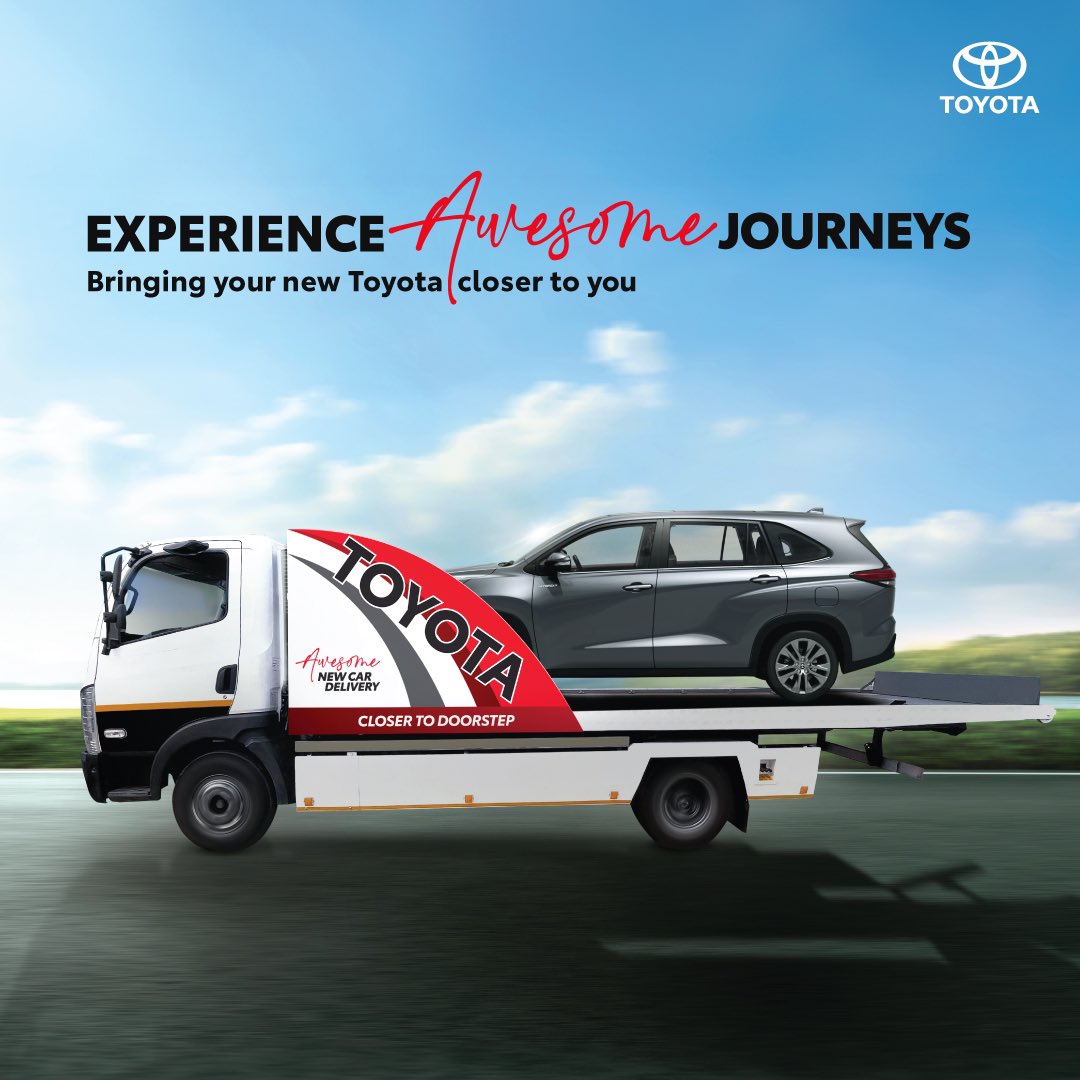 With Toyota’s Awesome New Car Delivery Solution, we’re raising the bar by bringing your new car closer to you!

#ToyotaIndia