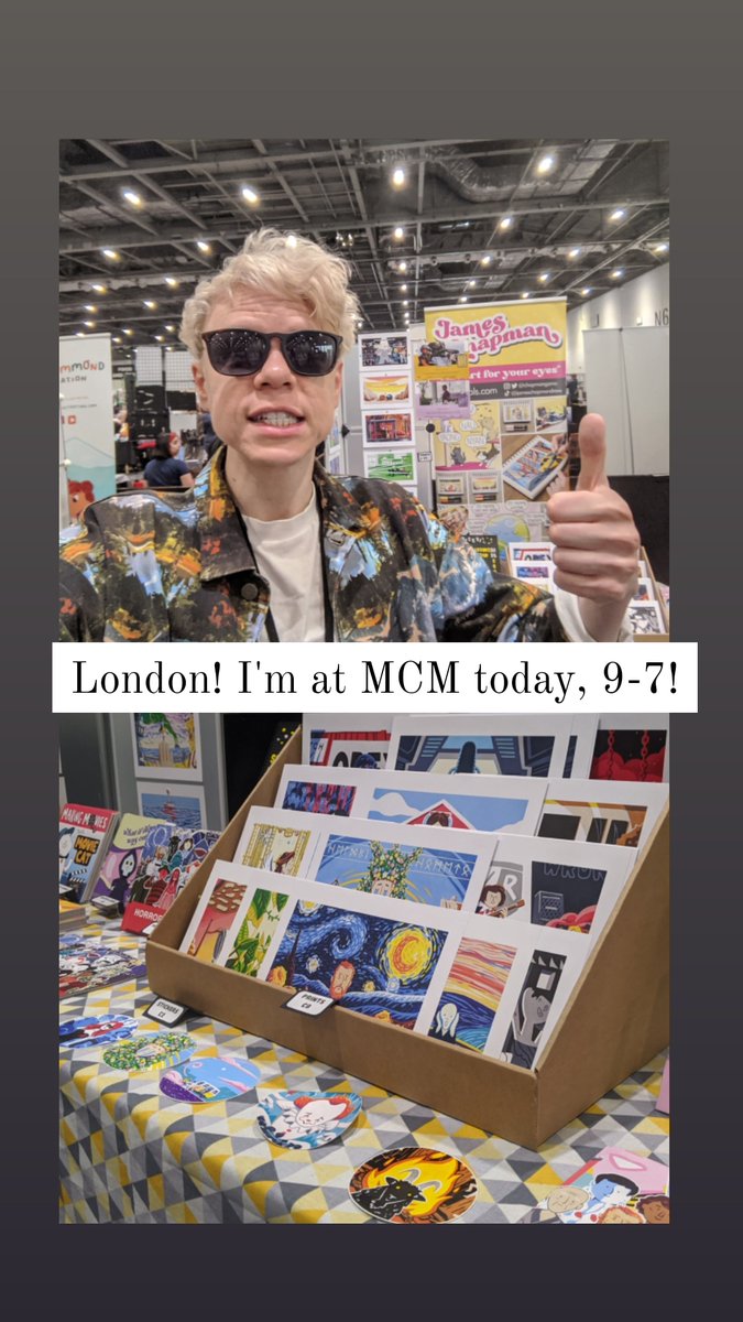 chapmangamo's tweet photo. I'm back at @MCMComicCon today. New prints, old prints, fun books, hot looks 🔥 https://t.co/x0DgG4buiw
