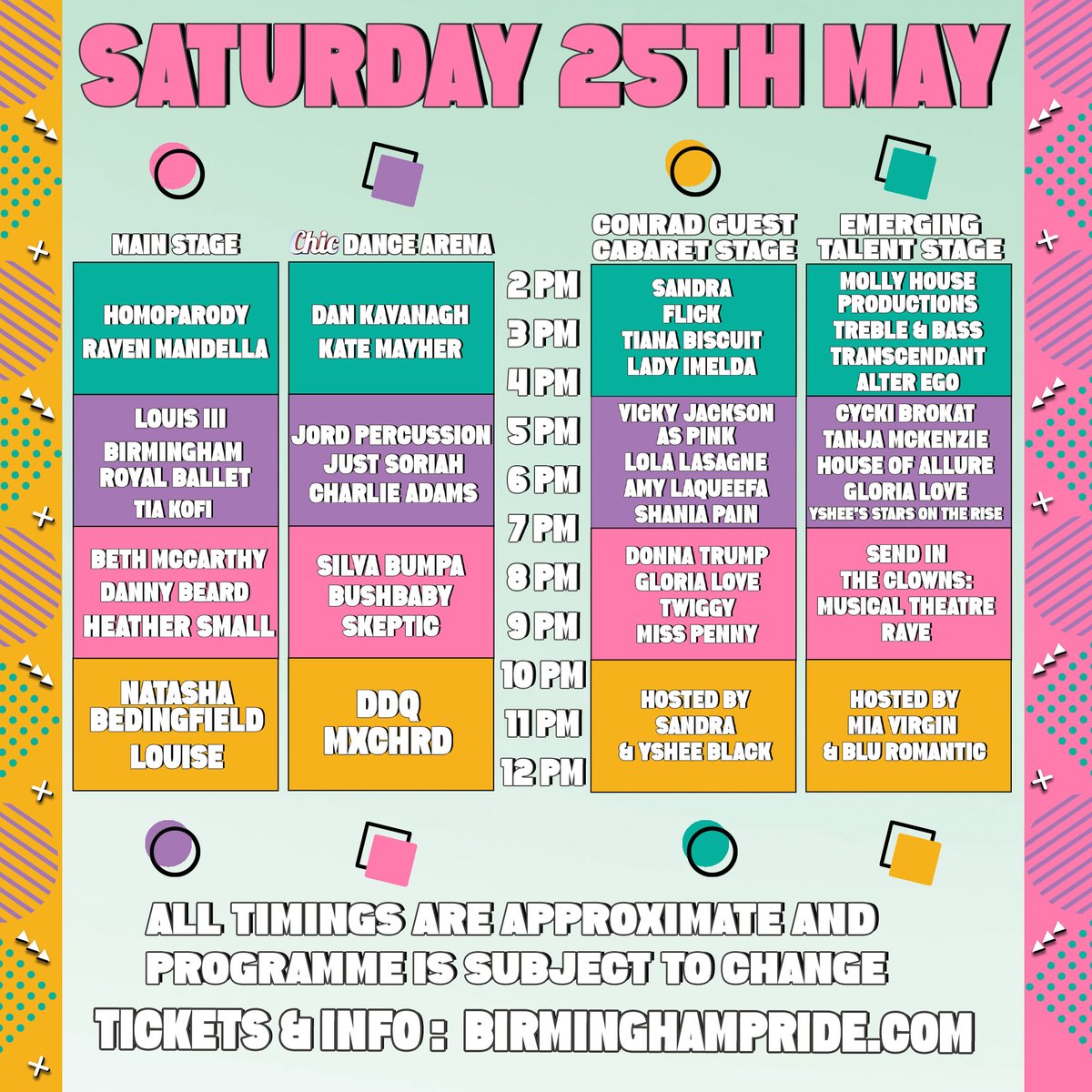 Off to @BirminghamPride today. Some great acts performing (we all know how much I love @LouiseRedknapp, right?) but of course I'm going to have to check out that Musical Theatre Rave too.