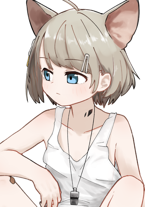 「simple background tank top」 illustration images(Latest)