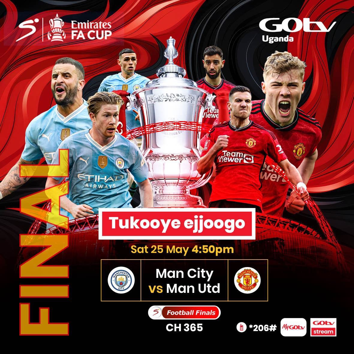 Do you think Man United can grab this trophy away from Man City ? #GOtvFootballMadness