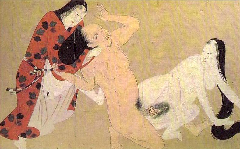 mameta_h's tweet photo. 女が男を絞めてる春画は有りましたが…🙄 https://t.co/alKJH6Q0J4