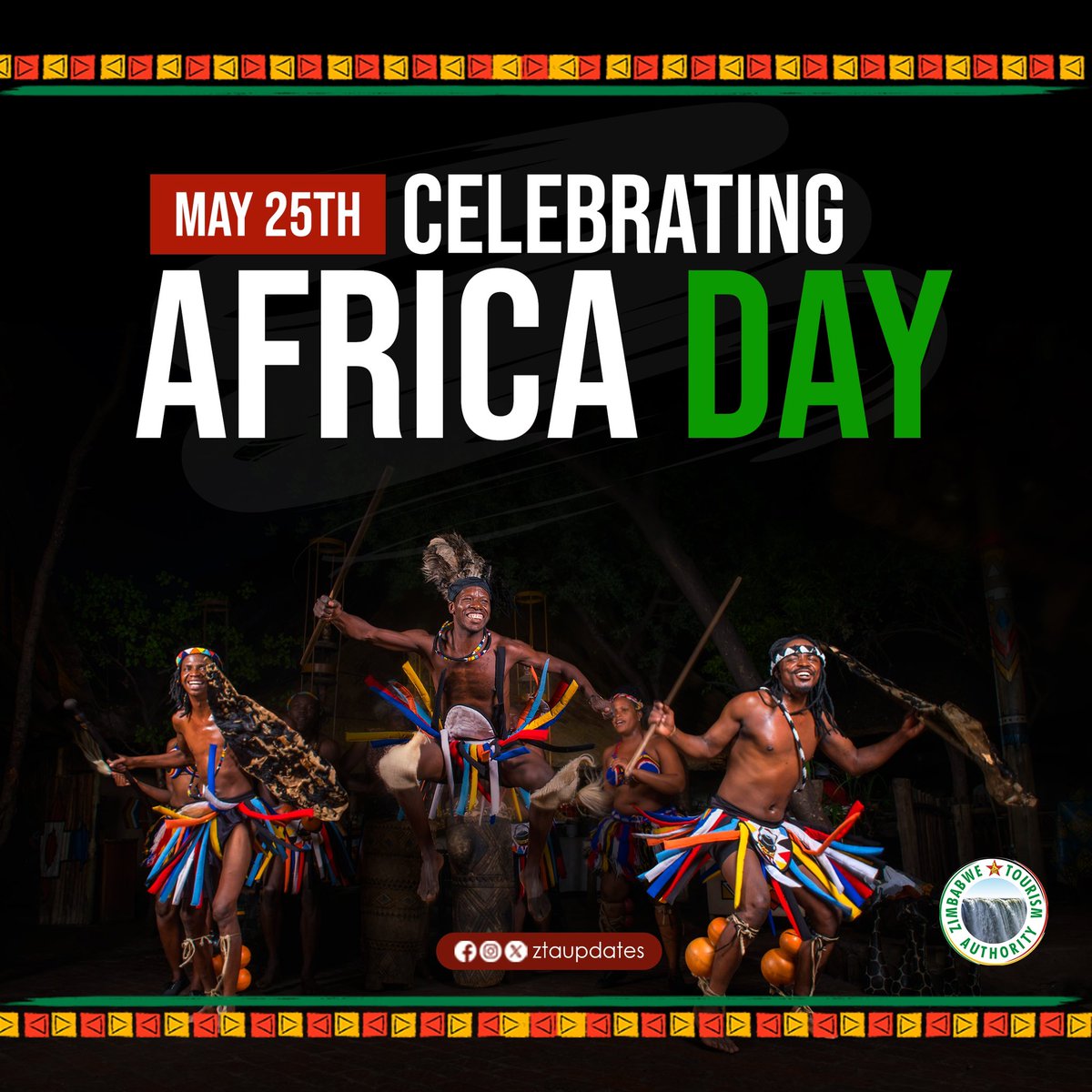 ZtaUpdates's tweet image. Today we celebrate our being and our motherland, we celebrate our pride! Happy Africa Day!
#AfricaDay
#AfricanPride
#VisitZimbabwe