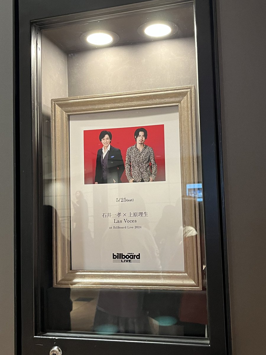 ビルボード大阪にて石井一孝×上原理生 Las Voces at Billboard Live 2024。