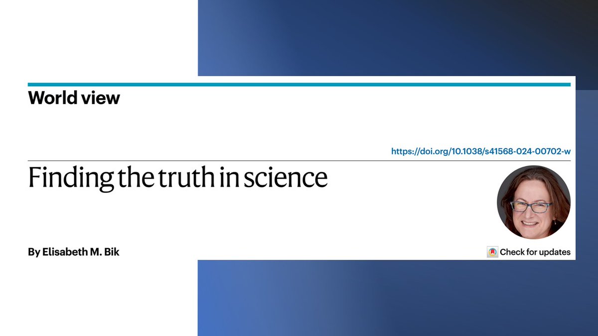 '...we need more structural support for initiatives that increase scientific integrity and condemn research misconduct.' rdcu.be/dIcX7 @WCRIFoundation @NRIN_Integrity @HHS_ORI @scholarlykitchn @C0PE @RetractionWatch @OSFramework @MicrobiomDigest