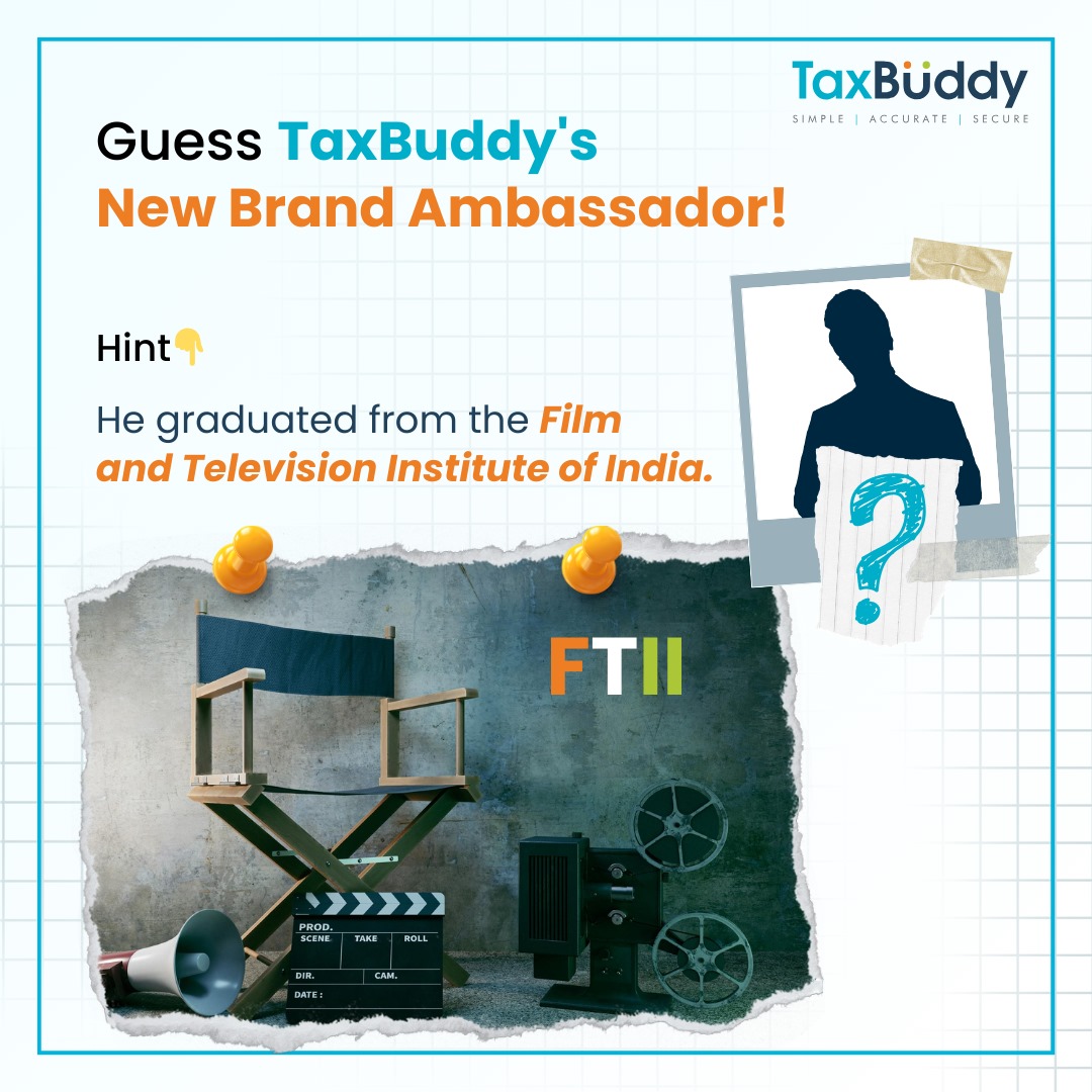 Comment your best guess👇

We have on-boarded a brand ambassador from Bollywood‼️

Big Reveal: 28th of May.
Stay tuned!

#taxbuddy #itrfiling  #bollywood #brandambassador