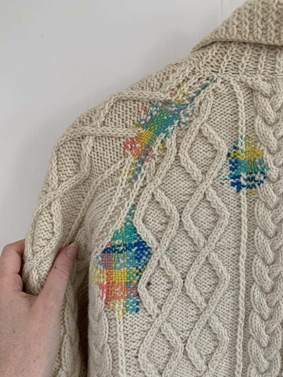 collingwoodnorr's tweet photo. Good quality knitwear can last for generations with a bit of care and a few repairs

#visiblemending #darning #repair #makedoandmend #lovedclotheslast 
#reducewaste #SustainableLiving https://t.co/6XHoPnmjN0