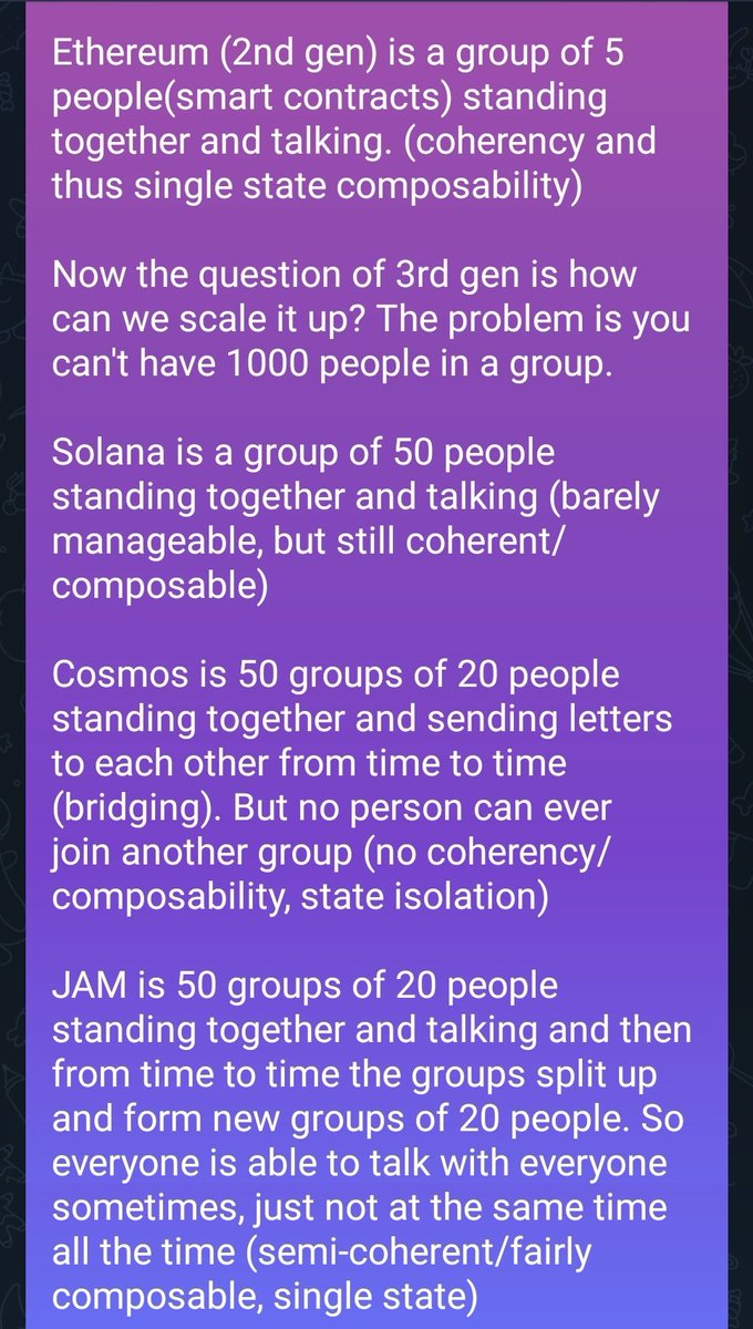 alice_und_bob's tweet photo. My favorite metaphor to explain @gavofyork's Polkadot JAM at the moment: https://t.co/RsfOGz9jUG